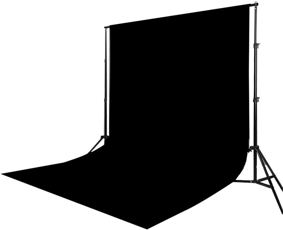 Black Velvet Photography Backdrop,Light Absorbing Non Reflective Solid Professio