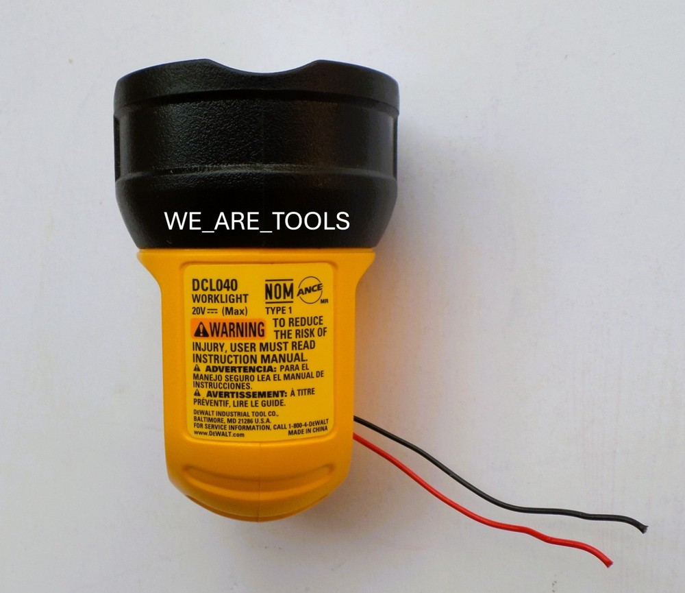 Dewalt DCL040 LED Replacement Head Only 20V 20 Volt Flashlight