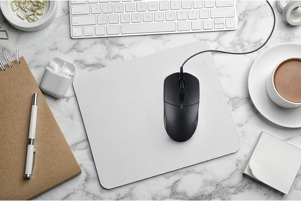 USB 2.0 Optical Wired Scroll Wheel Mouse PC Laptop Notebook Desktop Black Mice