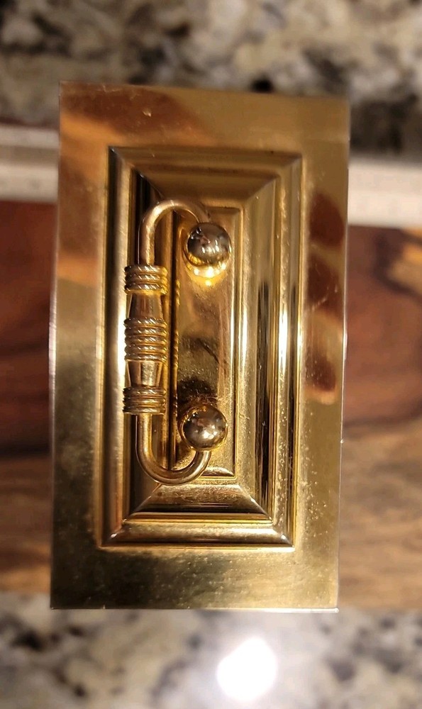 Brass Howard Miller Mantel Clock