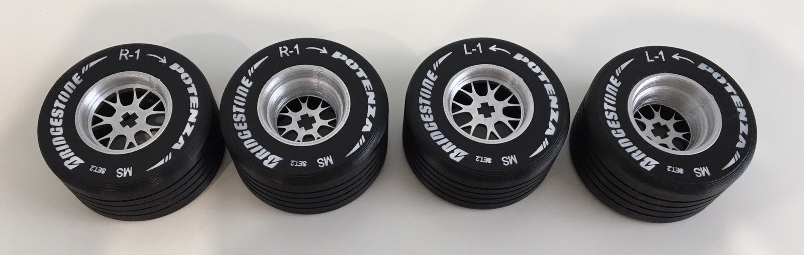 Replacement Lego Icons Ferrari F2004 Michael Schumacher Bridgestone Wheels