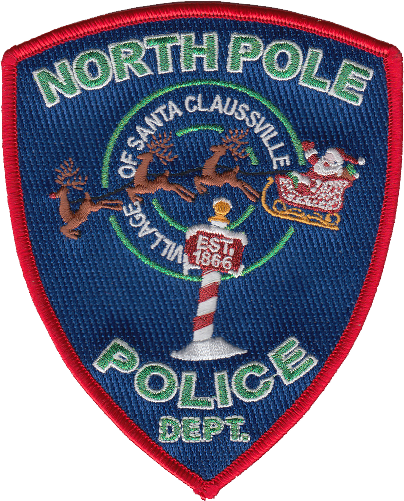 NORTH POLE POLICE DEPARTMENT SHOULDER PATCH