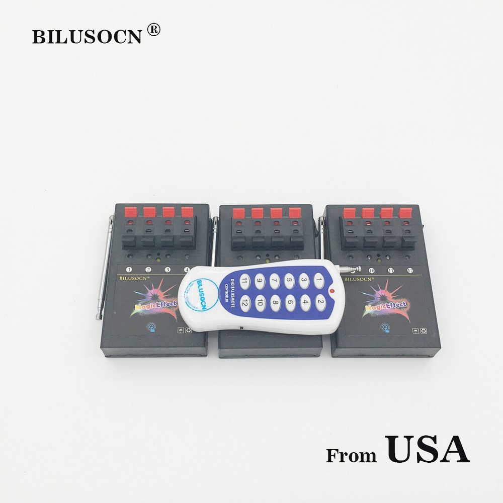Profession 12 Cue Wireless Fireworks Firing system Remote control