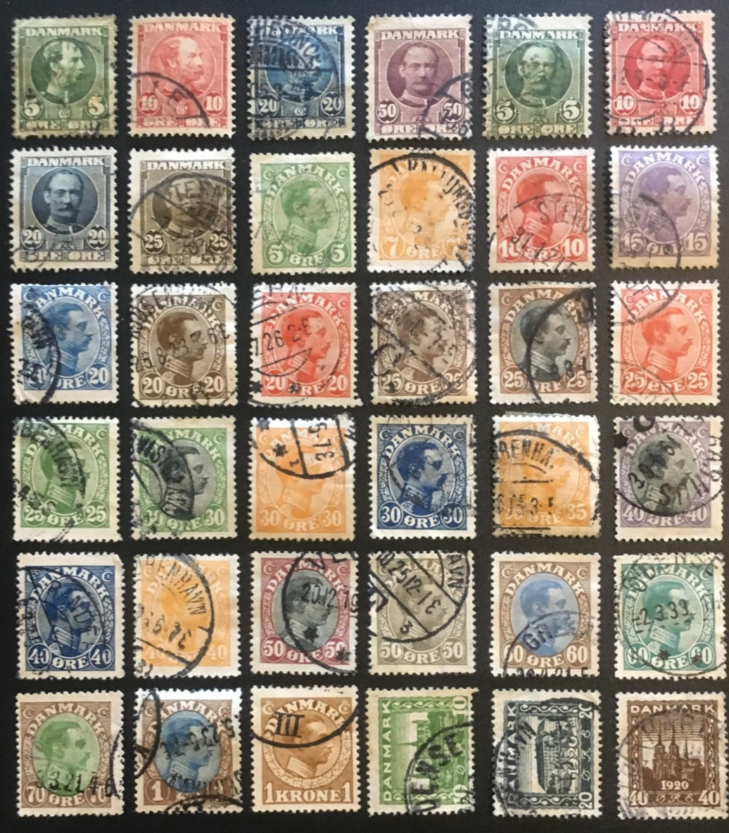 DENMARK COLLECTION OF OLD STAMPS LOT 3