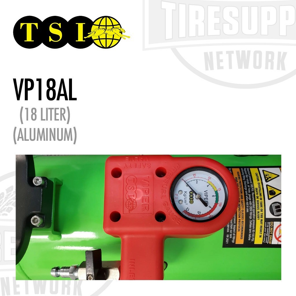 TSI VP18AL Viper Gen III Bead Seater - 18 Liter Aluminum Tank