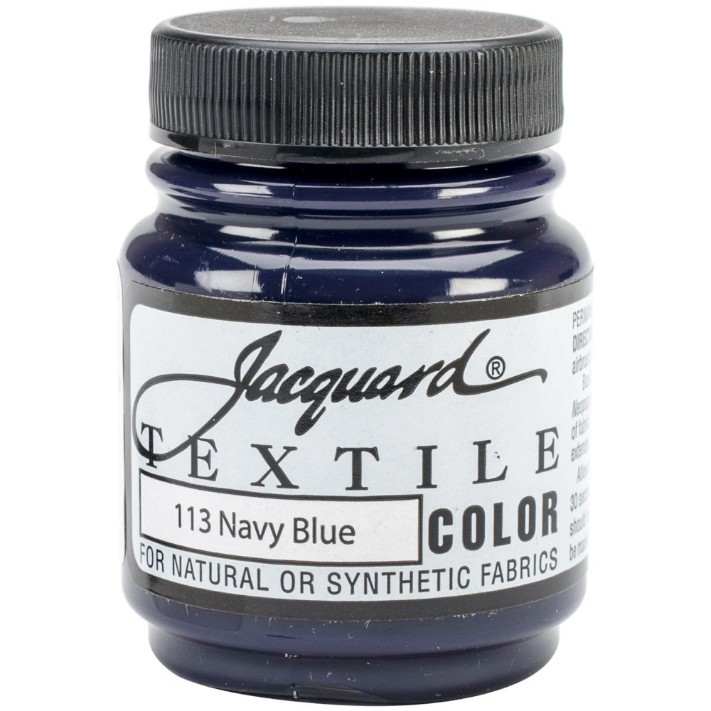 Jacquard Textile Paint 8 Oz Navy Blue