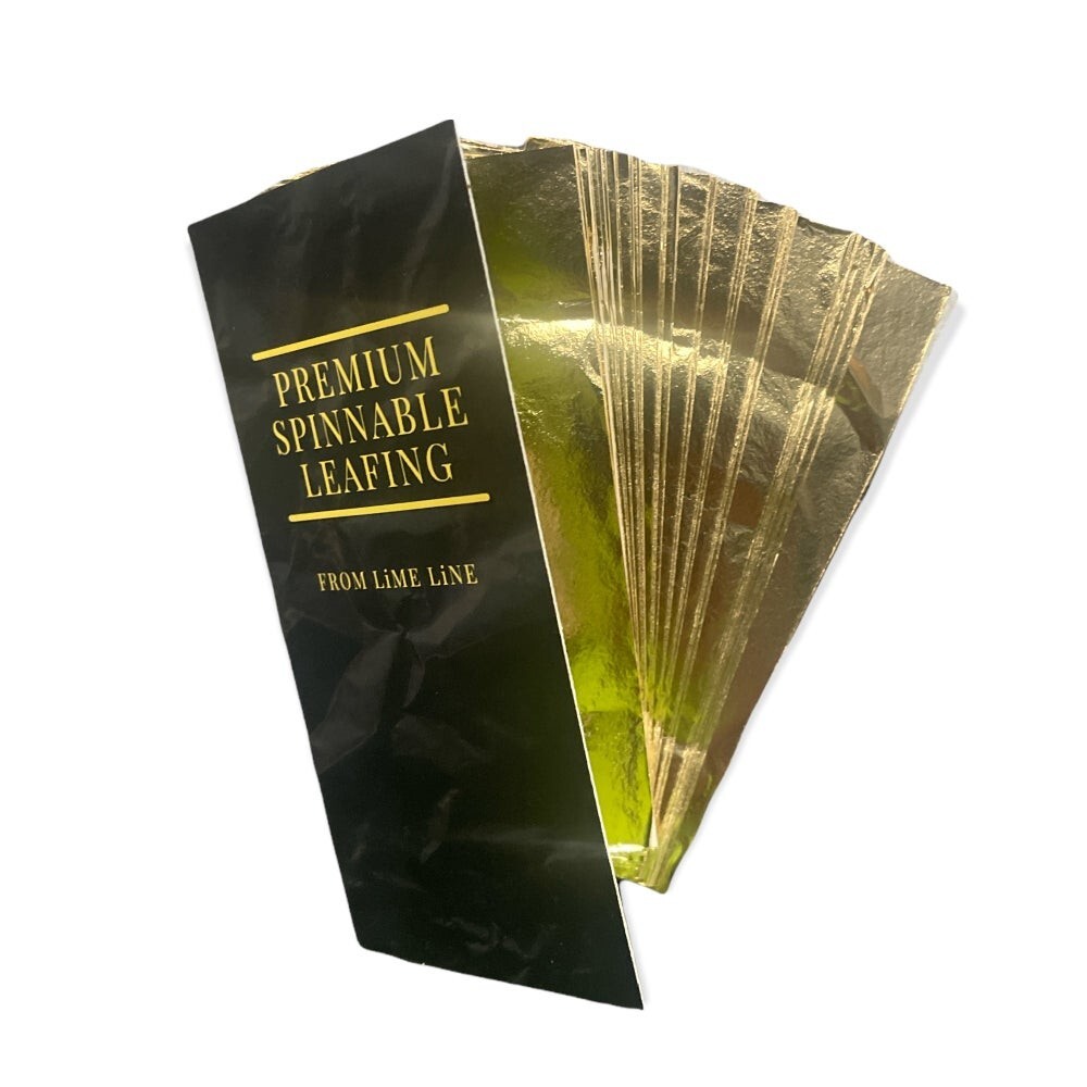 LiME LiNE Spinable Gold Leafing - Pack of 100
