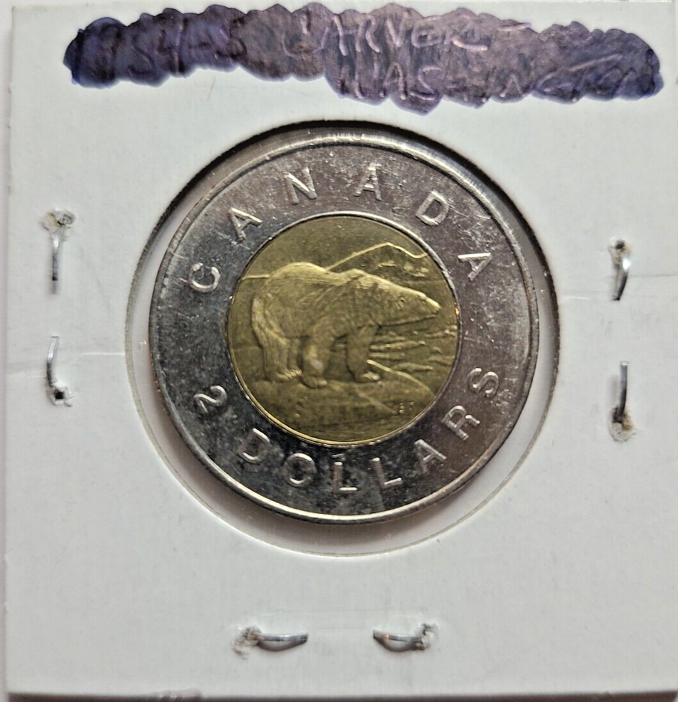 Canada 1996 $2 Two Dollar Toonies Coin C021