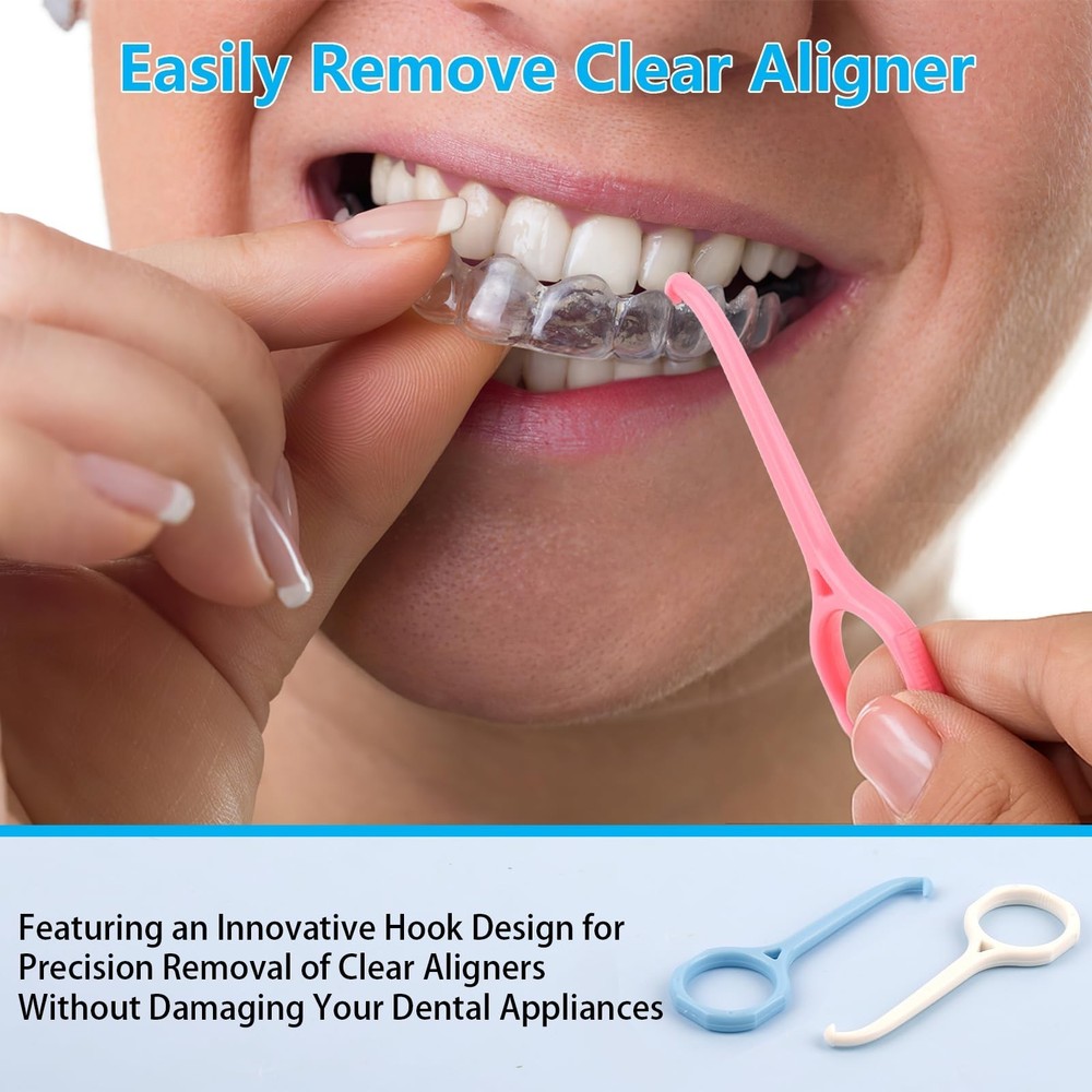 Aligner Removal Tool, 15PCS Retainer Remover Tool, Clear Aligner Removal Tool...