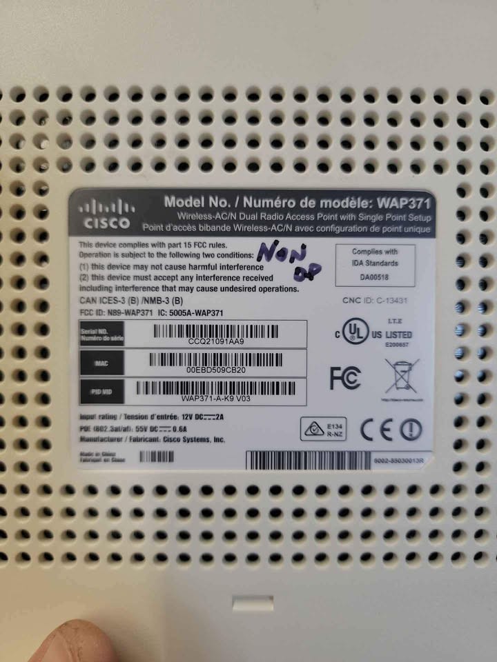 Cisco WAP371 Wireless Access Points