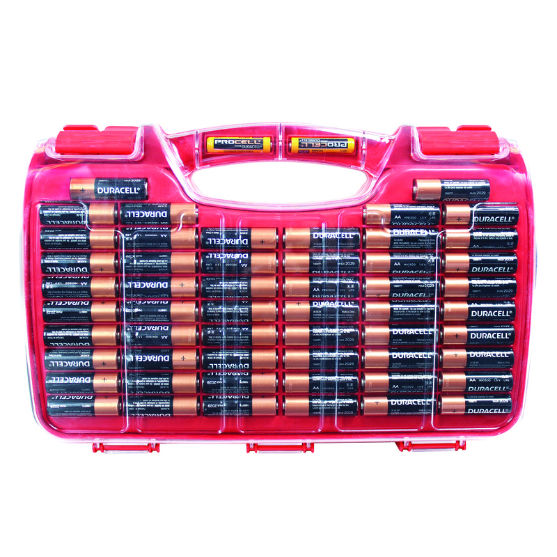 Battery Daddy BADA-MC4 Plastic As Seen on TV Double Sided Storage System