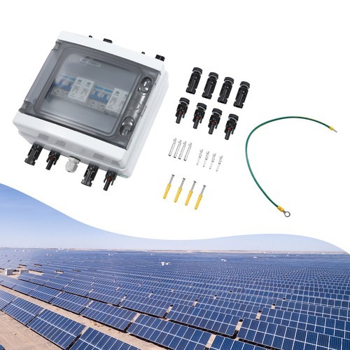 2 Strings Solar Disconnect Combiner Box For Solar Panel Switch Circuit Breaker