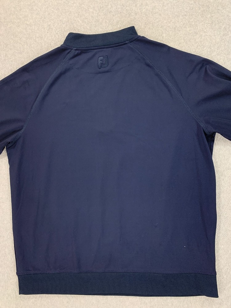 Footjoy Half Zip Pullover Golf Jacket (Men's XL) Blue
