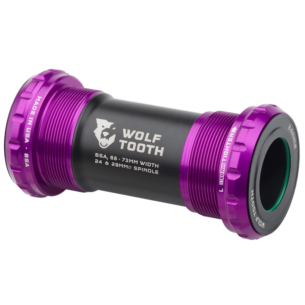 Wolf Tooth 29mm Gold BSA Bottom Bracket - Precision DUB Compatibility