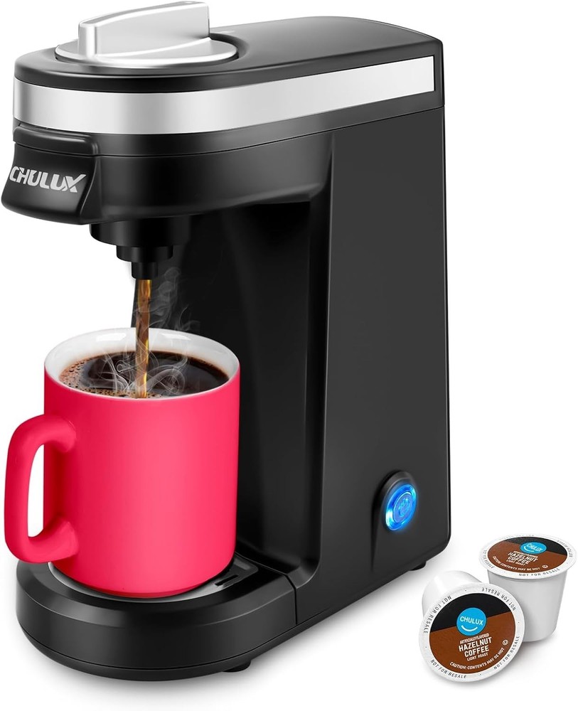 Portable Single Serve Coffee Machine - Fast Brewing & Effortless Cleanup