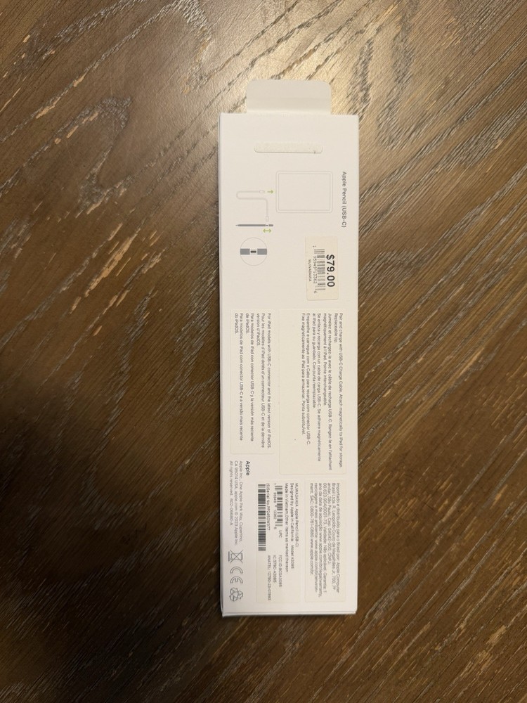 Apple Pencil USB-C Empty Retail Box Only