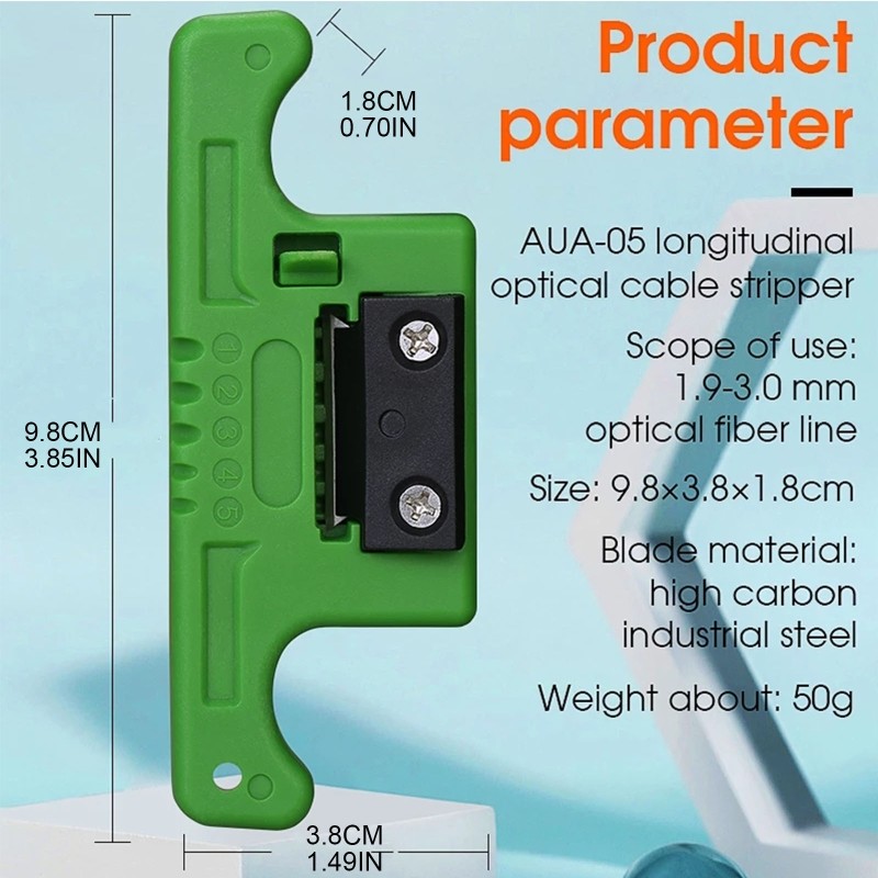 Optical Fiber Ribbon Stripper Safe Cable Splicing Tool Longitudinal Stripper