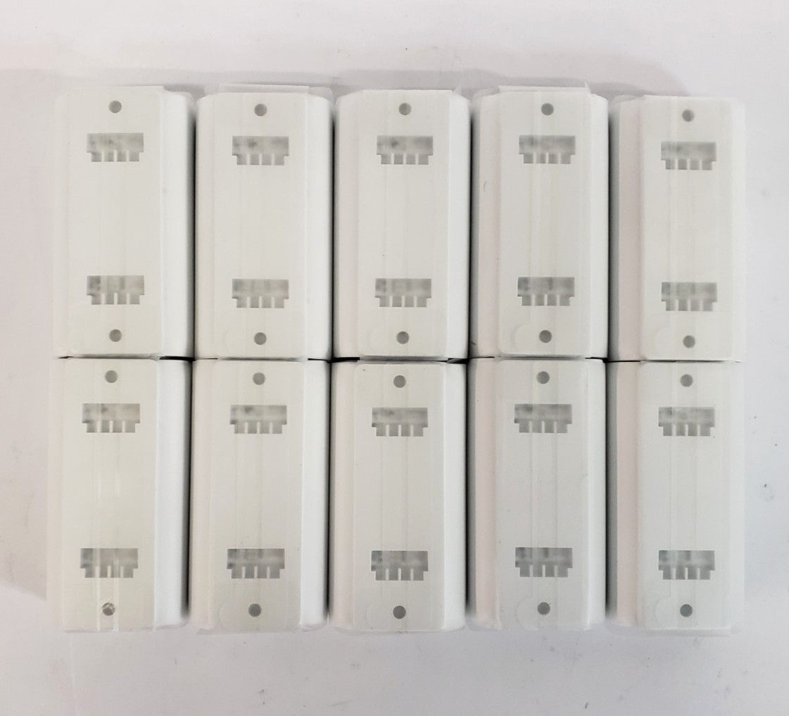 Lot of 10 Open Box UniFi U-PoE-af Injectors w/ Power Cords & Mounting Screws
