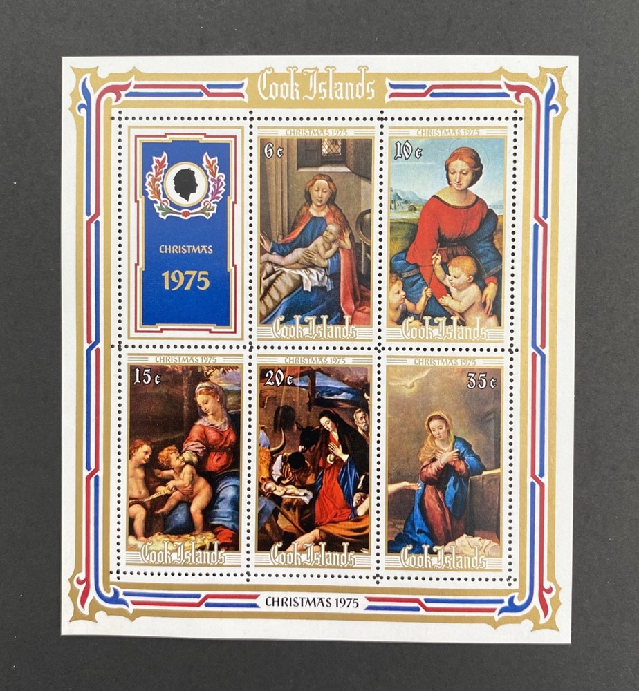 Cook Islands 1975 Christmas MS MNH