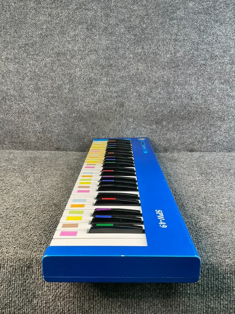 Suzuki SPW-49 USB MIDI Keyboard Controller 49 Key Blue Tested