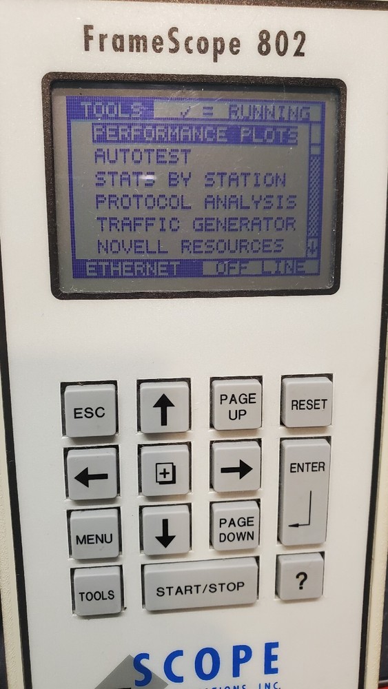 FRAMESCOPE 802 Ethernet Network Tester RJ45  scope communications ASM802FSC