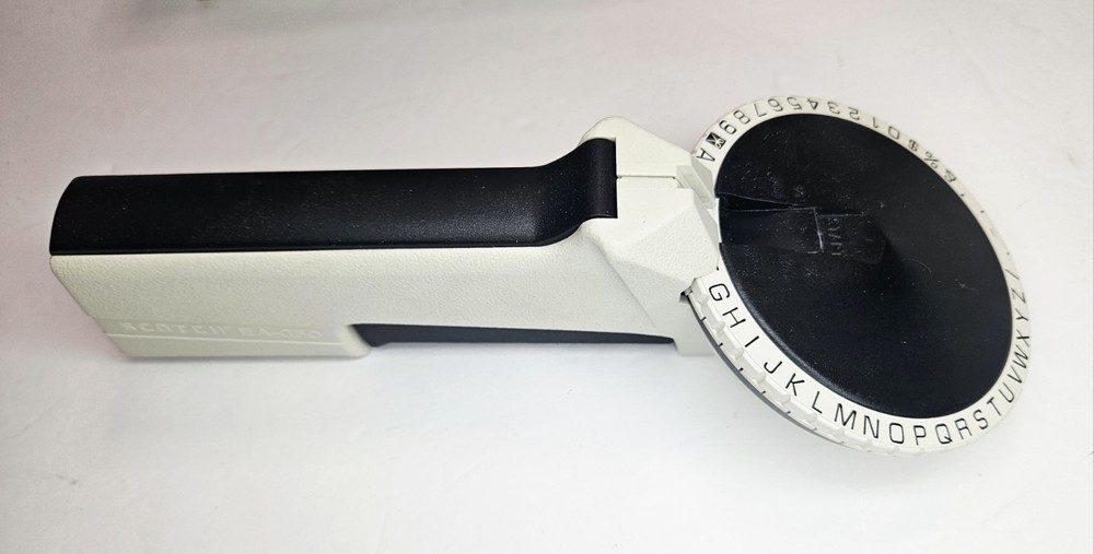 Scotch EA-350 Label Maker Large Dial Embosser Writer
