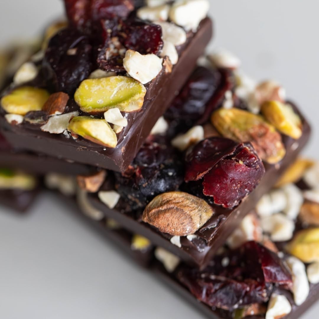 JOJO’s Dark Chocolate Pistachio Almond Cranberry Bites 2 Pack 14.4 oz Gluten Fre