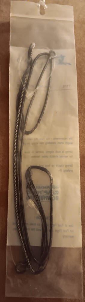 New The String Works Bow String Cable NFF Black 40 in 10 Strands!