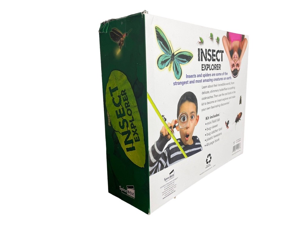 STEM Spice Box Insect Explorer Kit Mini Field Lab & Book Bug Catcher