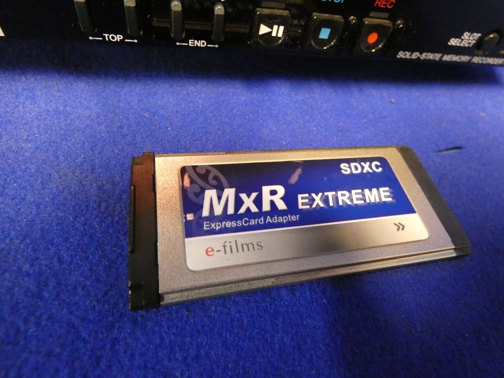Sony PMW-EX30 Solid-State Memory Recorder w/External Power Supply, Card Adapter