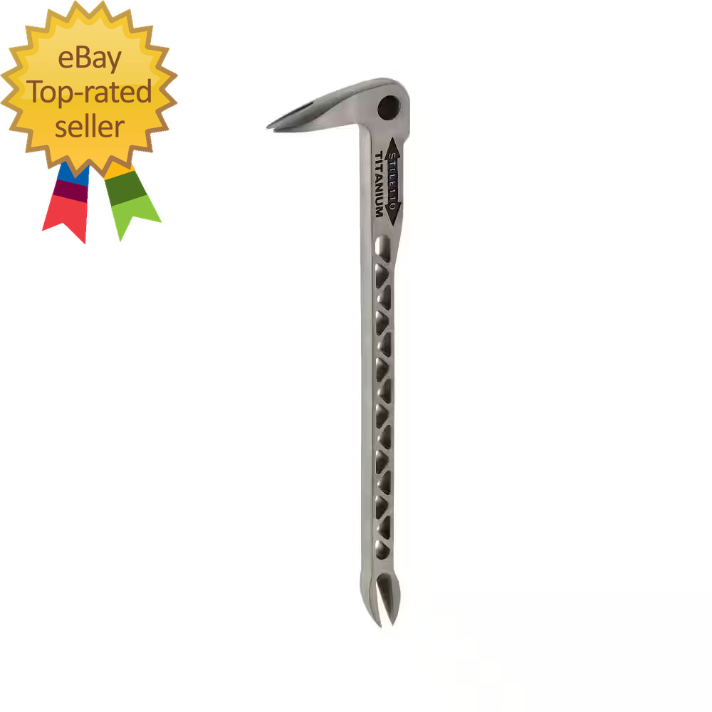 12 In. Titanium Clawbar Nail Puller with Dimpler