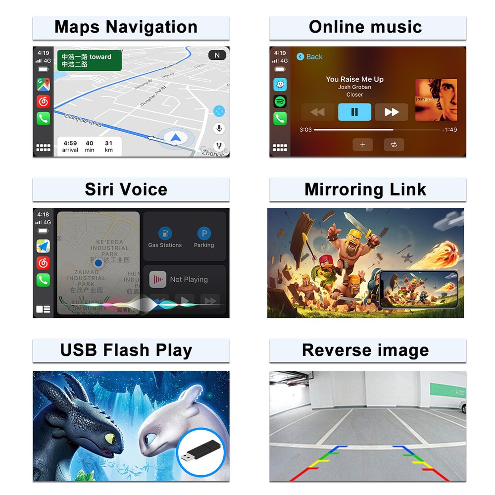 For Infiniti Carplay Android Auto Retrofit Decoder Q50 Q60 Interface 2015-2019