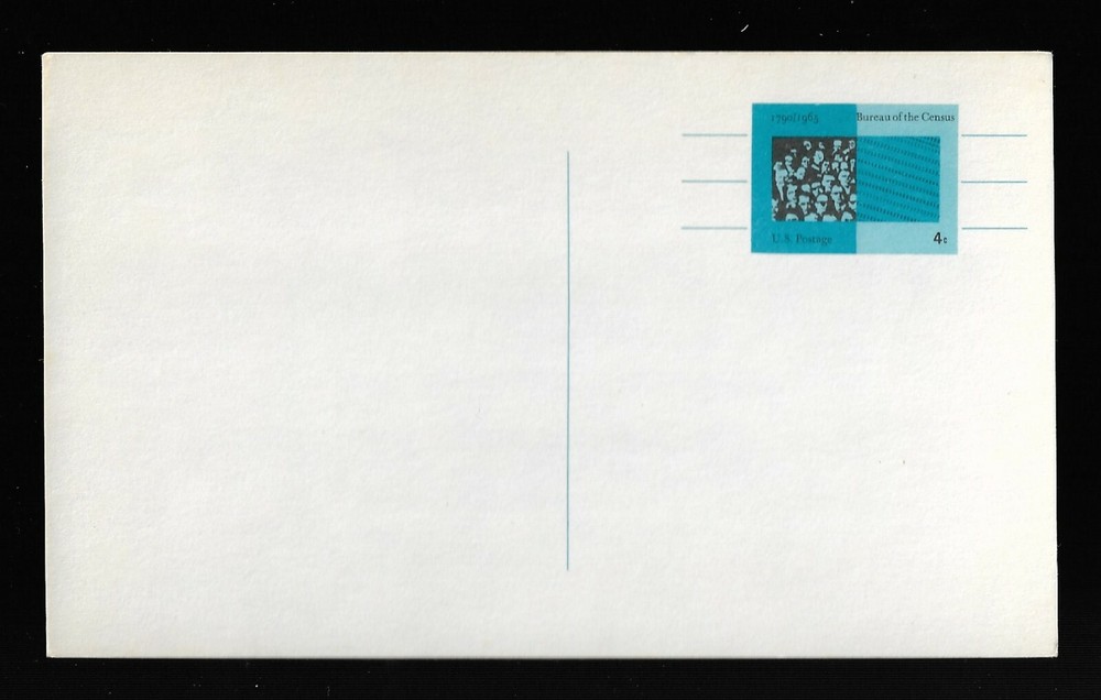 Mint 4-Cent Census Bureau Commemorative Postal Card