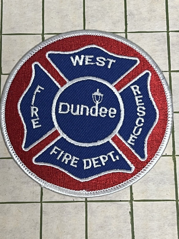 West Dundee IL Illinois Fire Rescue 4" Patch