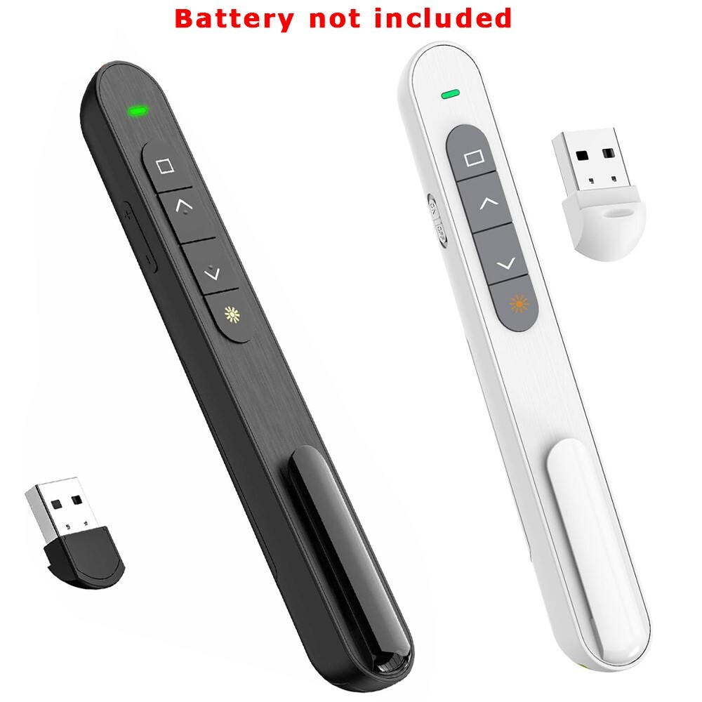 1x PPT Presentation Remote Wireless Presenter Laser Pointer Clicker Pen Wireless