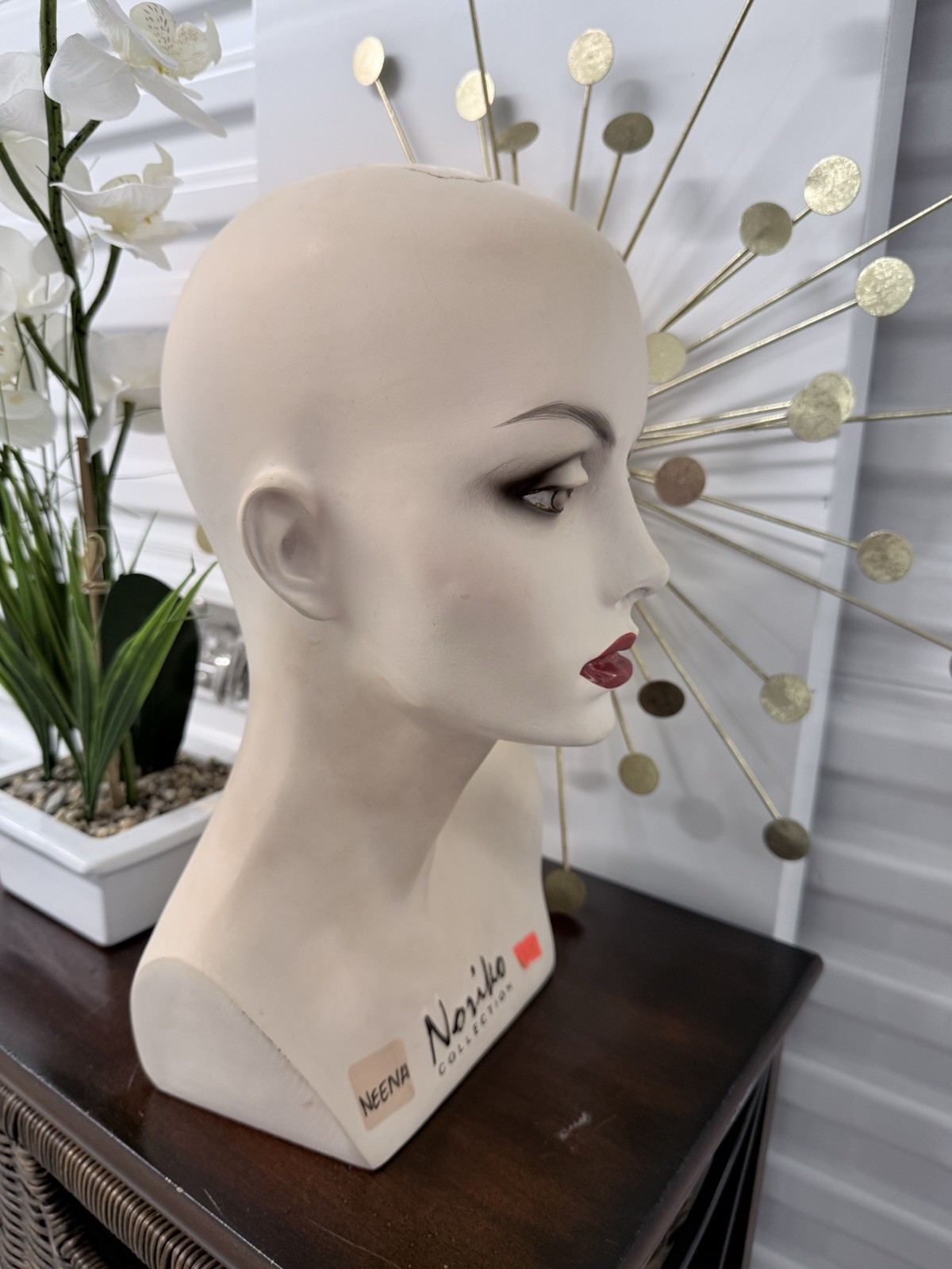 Vintage Noriko Collection "Neena" Mannequin Head Bust - Professional Display
