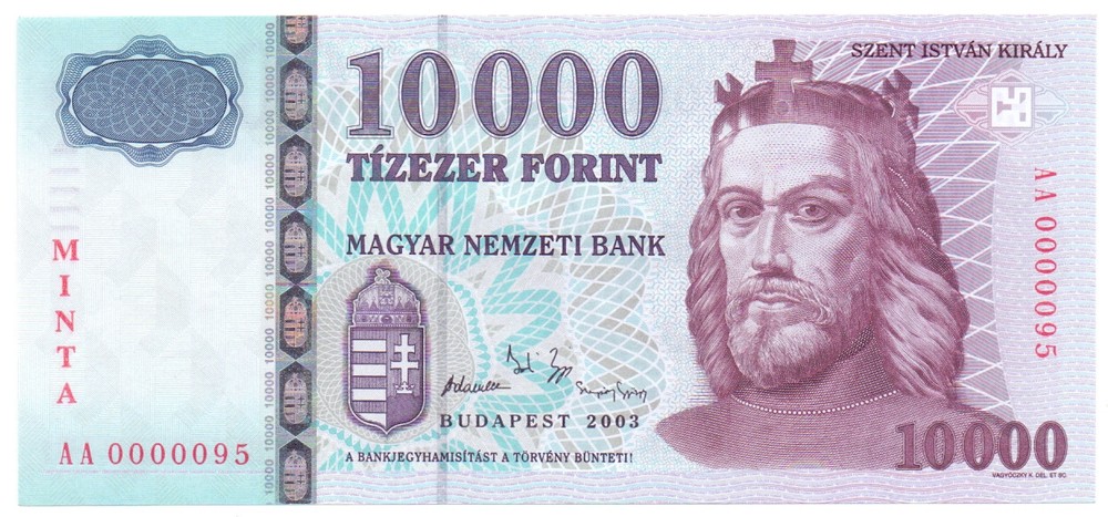 Hungary 10000 forint 2003 SPECIMEN UNC