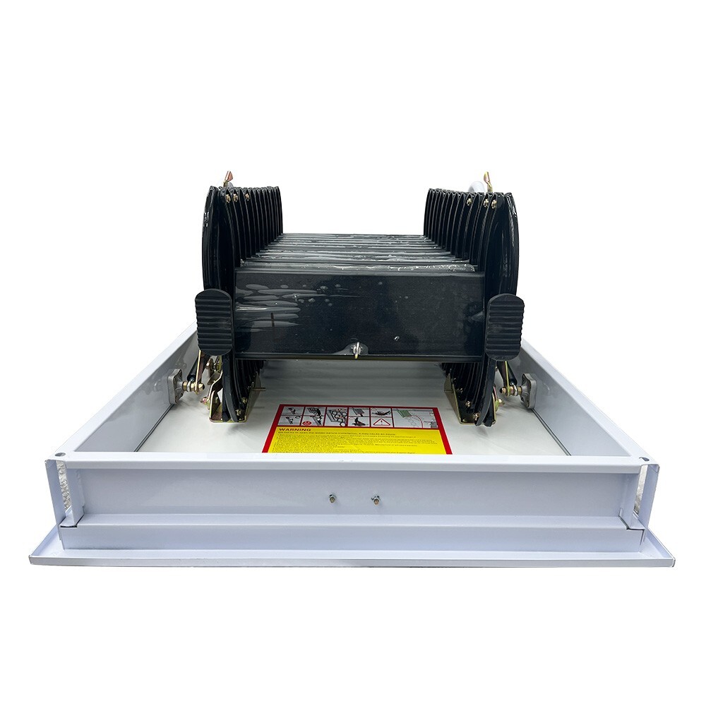 PreAsion Hidden Telescopic Folding Attic Pull Down Ceiling Ladder 10.5ft 13 Step