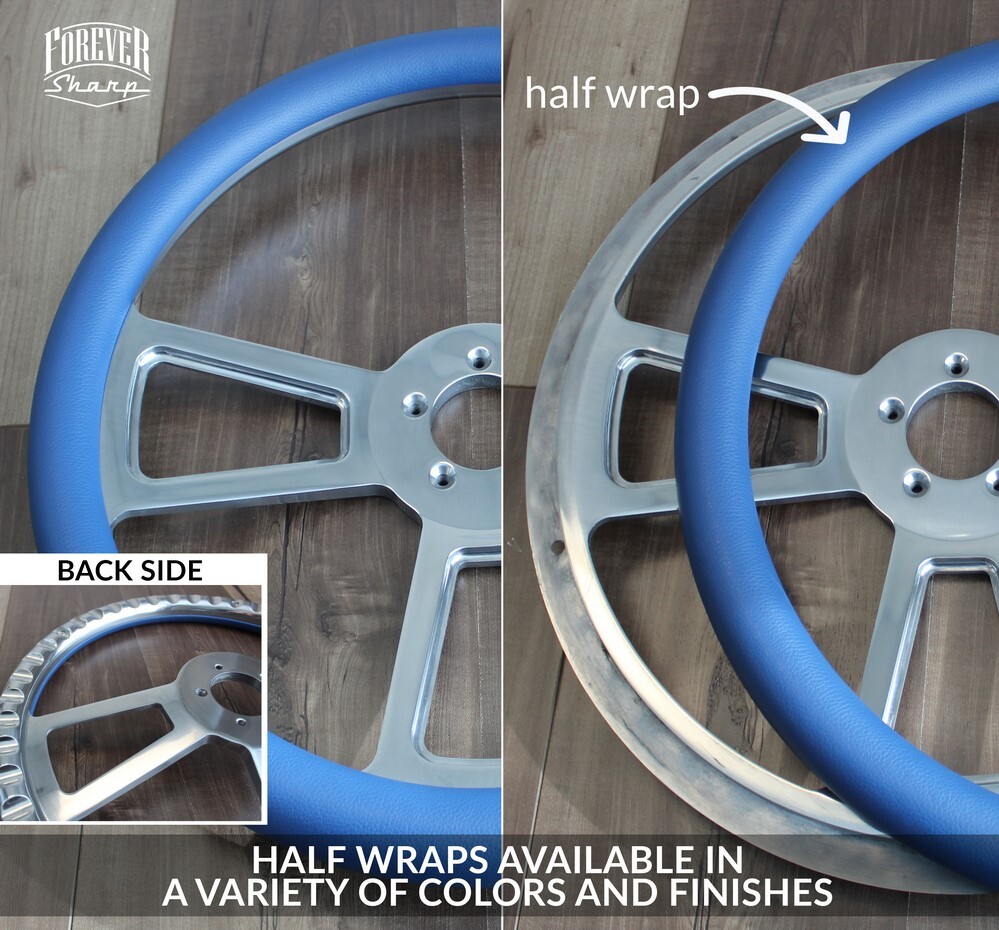 14 Inch Forever Sharp Vinyl Replacement Half Wrap - Available in Many Colors!