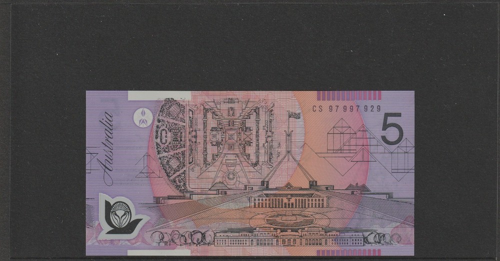 1997 MacFarlane/Evans - CS97 Test Note CS97 997929 Choice Uncirculated