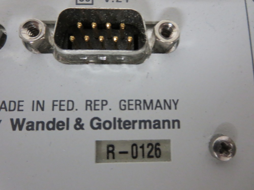 WANDEL & GOLTERMAN ANT-20E ADVANCED NETWORK TESTER WITH WINDOWS 95