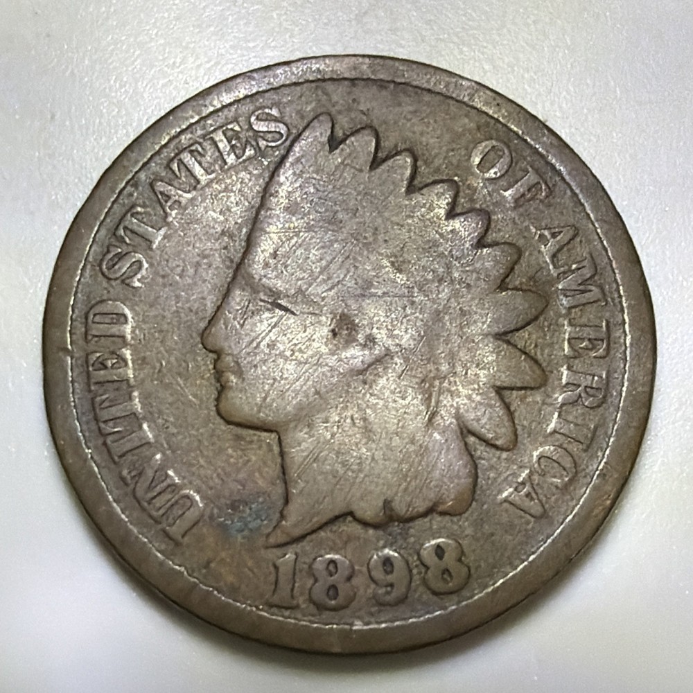 1898 Indian Head Cent Penny