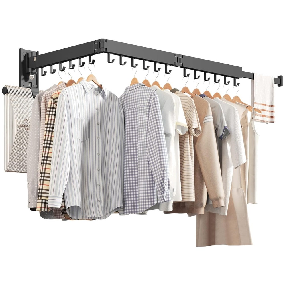 Collapsible Clothes Drying Rack - Sturdy Design