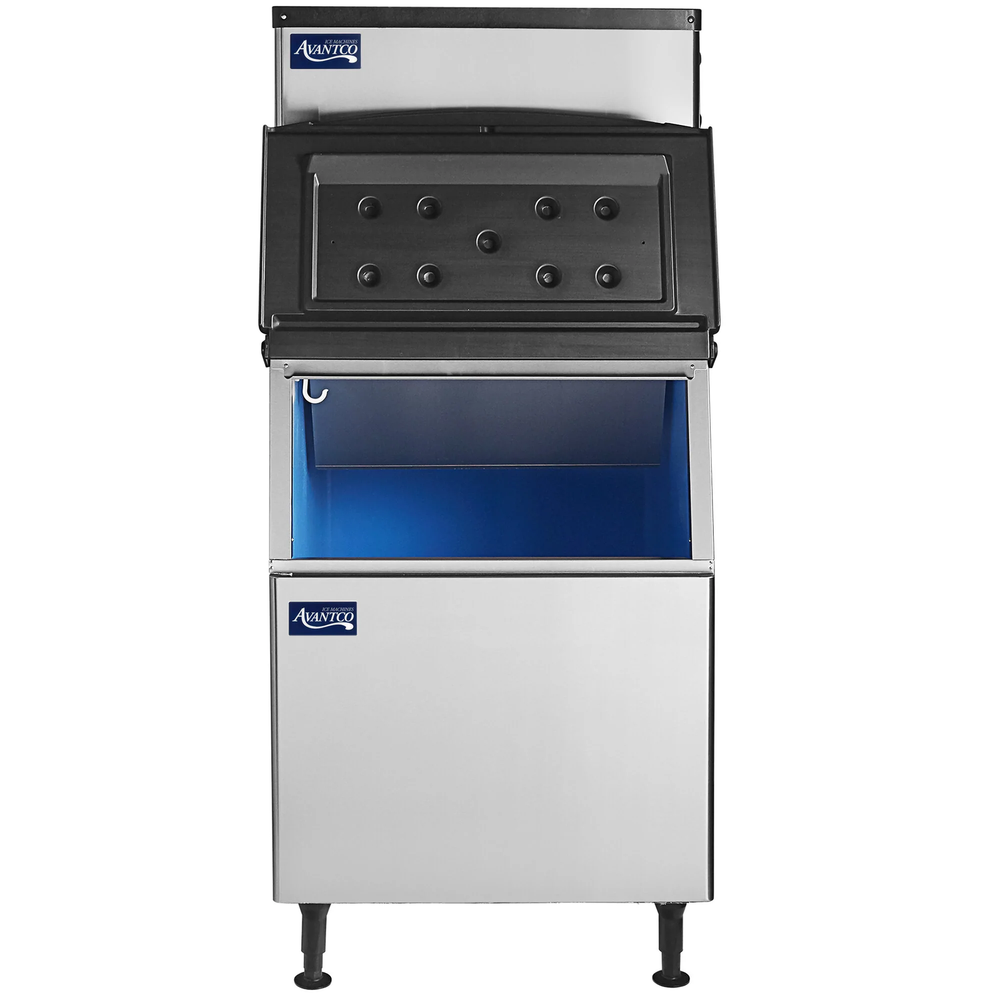 30" Air Cooled Modular Half Cube Ice Machine with Bin - 500 lb.