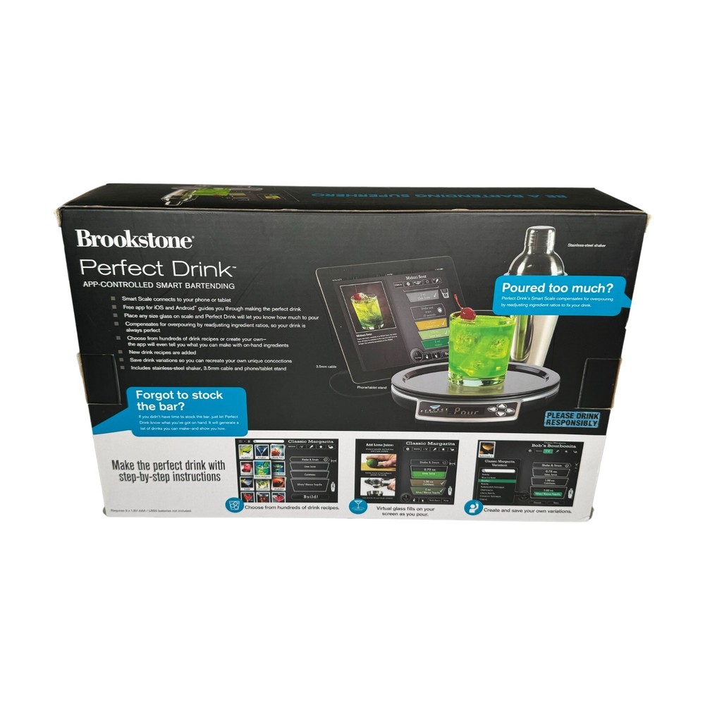 Brookstone Perfect Drink App-Controlled Smart Bartending System