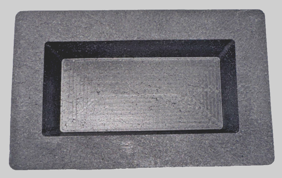 Graphite Ingot Mold For Casting 30 oz Gold Bar