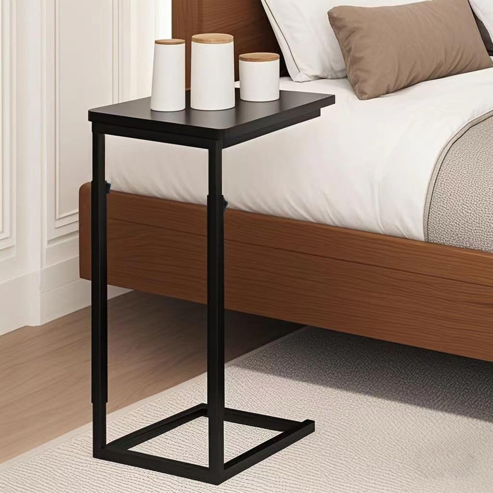 Premium Adjustable C Shaped End Table, Mini Side Tables for Couch and Sofa, S...