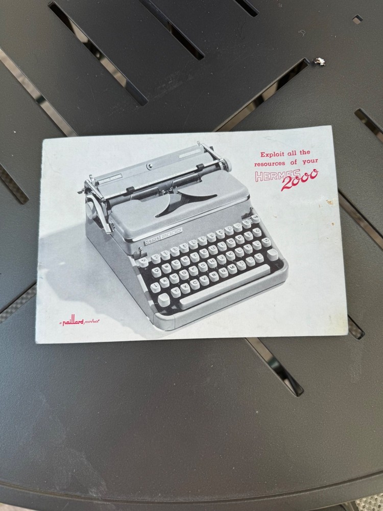 1950s hermes 2000 typewriter