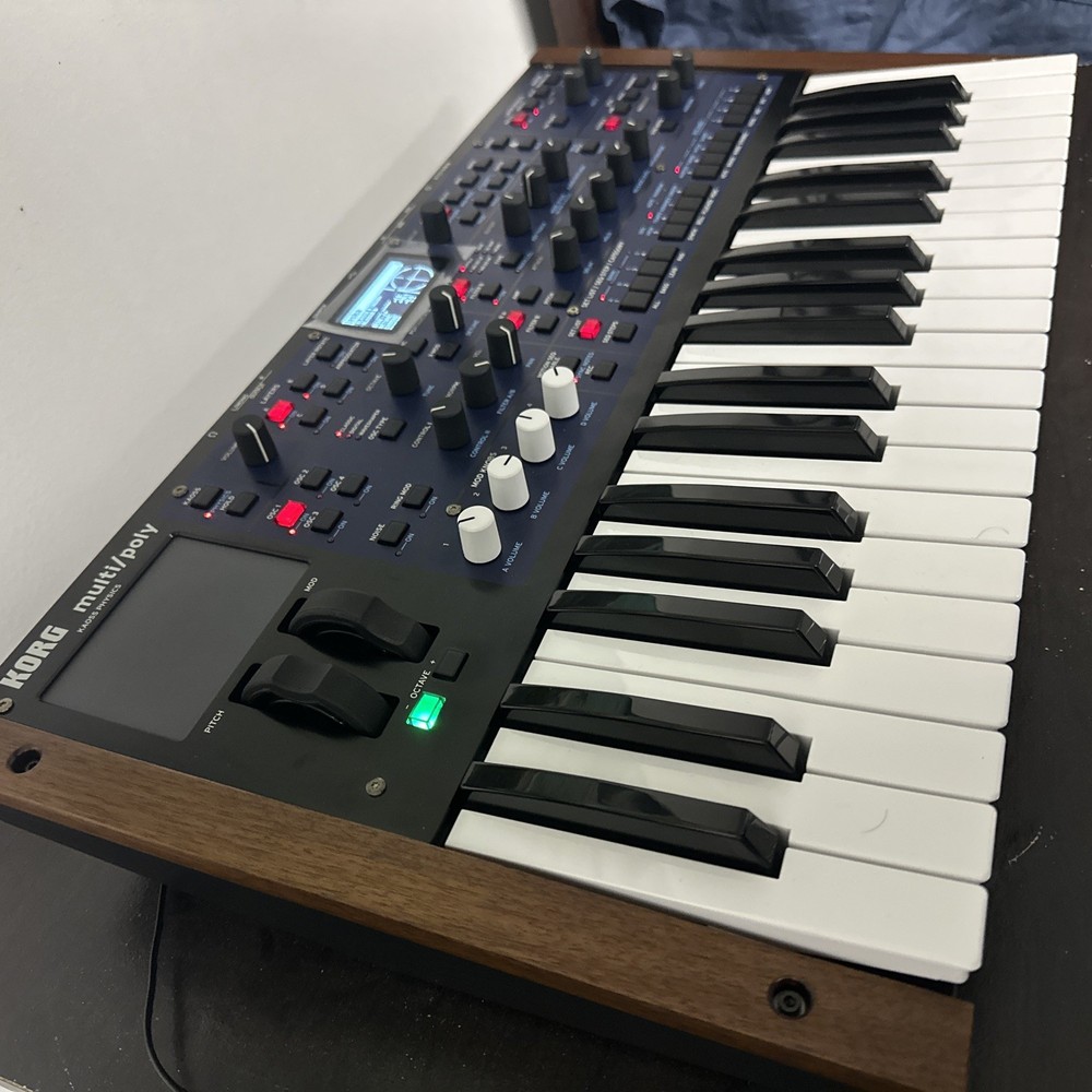 Korg Multi/Poly Digital Analog Synthesizer 37-Key (Rarely Used)