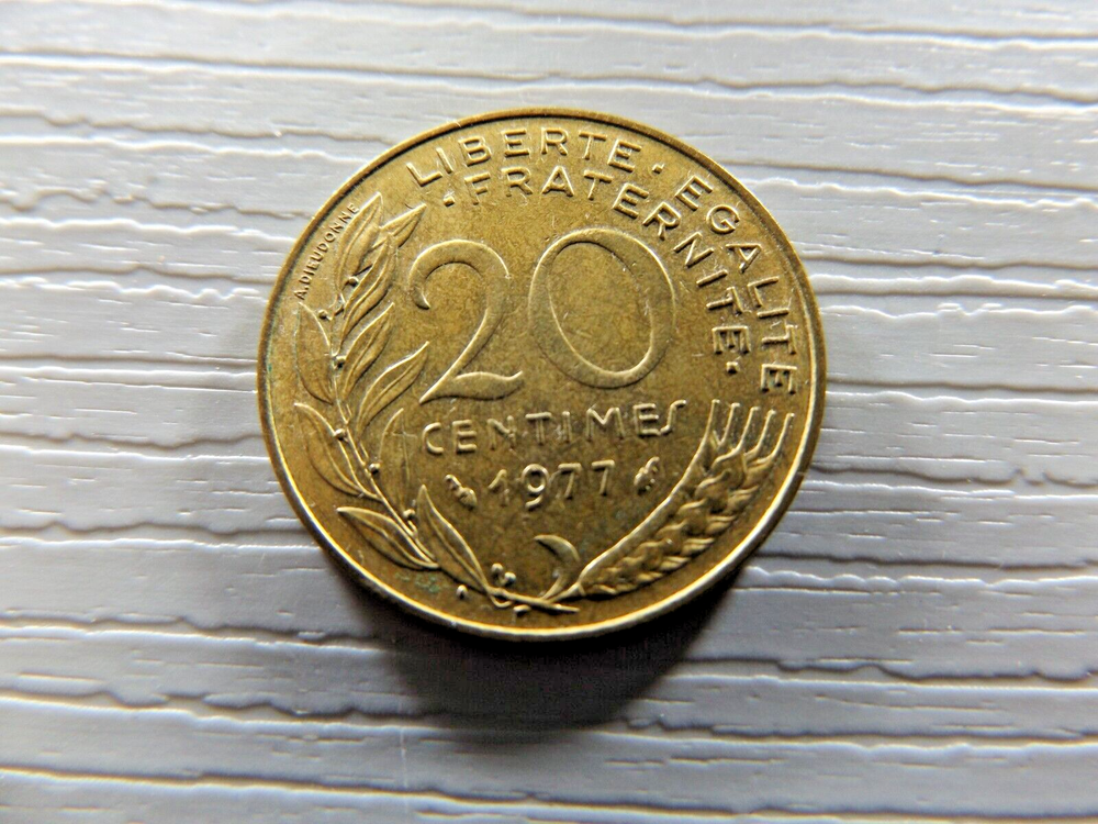 FRANCE 1977 20 Centimes